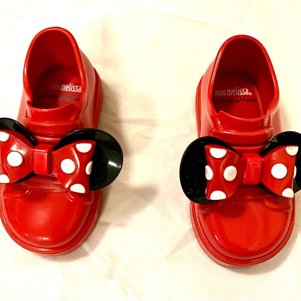 Mini Melissa toddler Slip on shoes.  Size 6